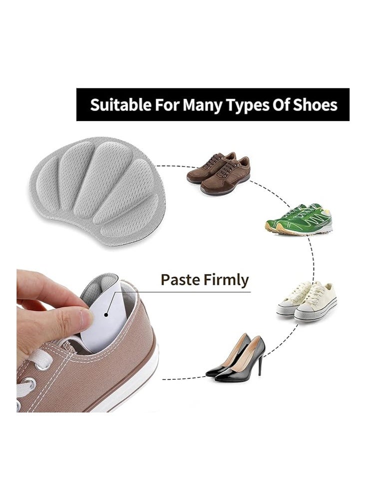 JUE FISH 3 Pairs Heel Cushion Pads for Big Loose Shoes, Self-Adhesive Back of Heel Cushion Inserts, Filler Improved Shoe Fit and Comfort for Sports and Casual Shoes - Image 3