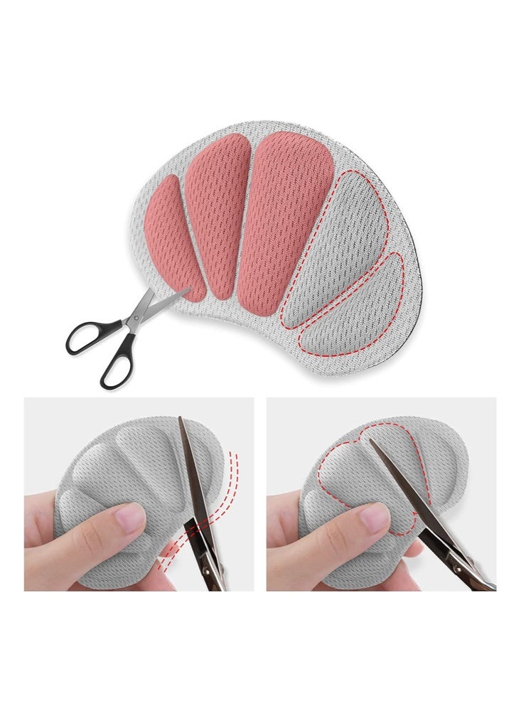 JUE FISH 3 Pairs Heel Cushion Pads for Big Loose Shoes, Self-Adhesive Back of Heel Cushion Inserts, Filler Improved Shoe Fit and Comfort for Sports and Casual Shoes - Image 5