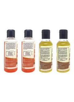 Khadi Pure Sweet Almond (Small) & Orange Lemongrass Sls Massage Oil, 210 Ml (Pack Of 4)  - Image 2