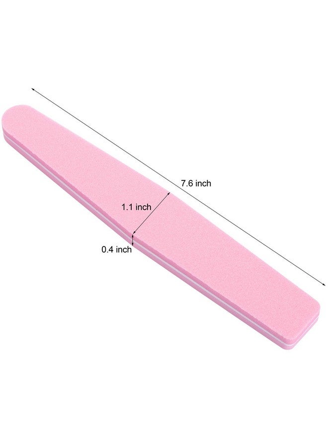 LoveBB Nail Buffers 20 Pack 100/180 Grit Nail Buffer Block Sponge Buffing Nail File for Acrylic/Natural Nails, Pink - Image 3