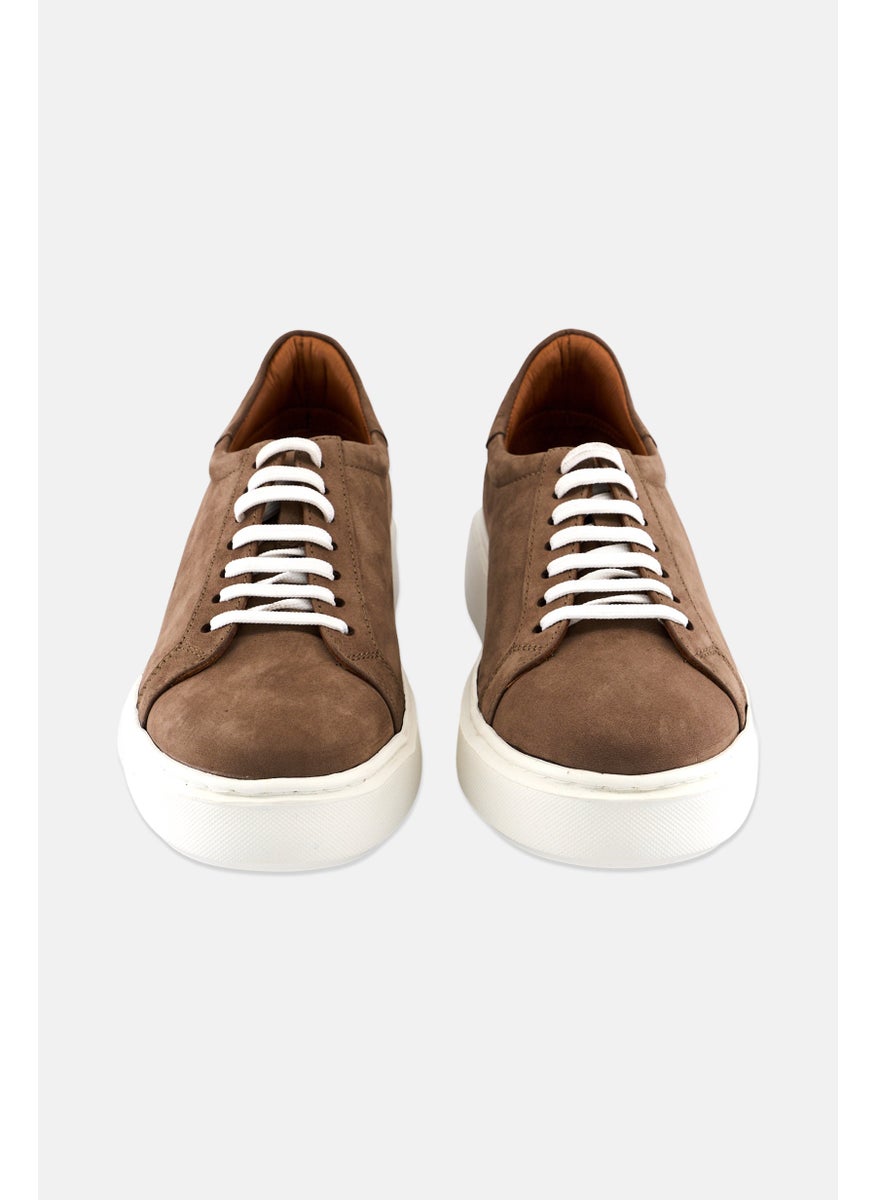 Algspar Men Lace Up Casual Shoes, Brown  - Image 4