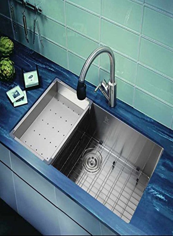 Starstar 17.5" Stainless Steel Colander For Kitchen Sink - Image 5