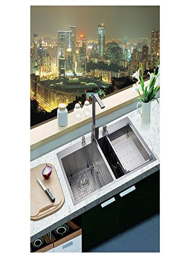 Starstar 17.5" Stainless Steel Colander For Kitchen Sink - Image 3