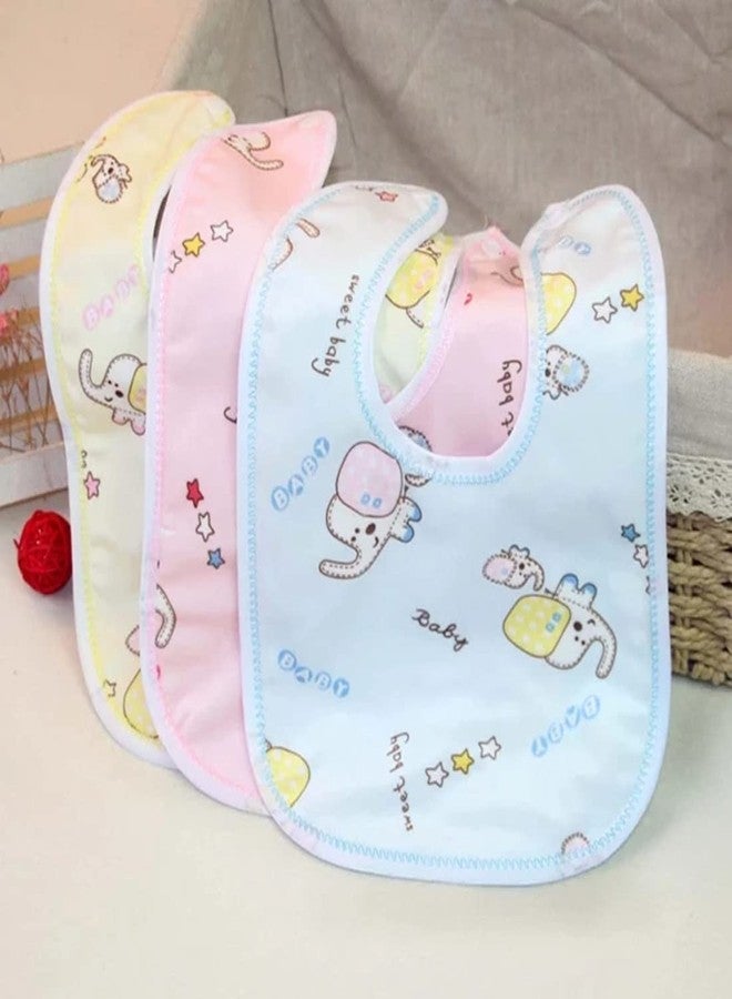 First Kick Fastdry Bibs - 6pcs Baby bibs for 6 to 12 months new born baby 0 to 6 months Water Resistant Bibs Soft cotton bib Infant Apron - Image 2