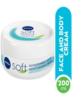 Nivea Nivea Moisturising Cream, Soft Refreshing, Jar 200ml  - Image 1