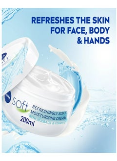 Nivea Nivea Moisturising Cream, Soft Refreshing, Jar 200ml  - Image 2
