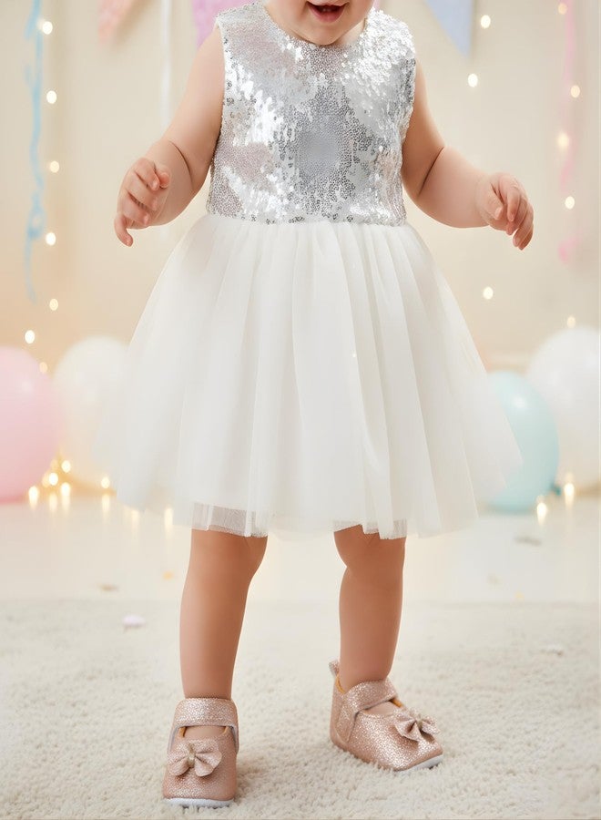 PureSole Party Booties for Baby Girls 9-12 Months | Sparkling Glitter Finish Baby Shoes with Memory Foam Insole | 100% Cotton Lining, Velcro Closure & Anti-Skid Sole | Perfect for Birthdays, Celebrations, Photoshoots, Parties & More (Golden) - Image 2