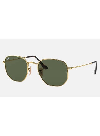 Unisex Hexagonal Flat Lens 100% UV Protected Sunglasses - RB3548 01 51 - Lens Size: 51 mm - Gold - view 2