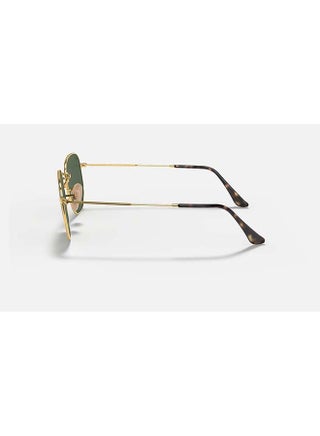 Unisex Hexagonal Flat Lens 100% UV Protected Sunglasses - RB3548 01 51 - Lens Size: 51 mm - Gold - view 3