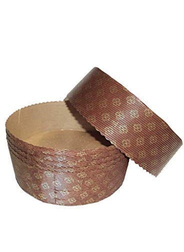 BAKING SET Baking Set Bake Serve Round Shaped Mould for Cakes of 200 GMS Pack of 8 Pieces Small Mould 120mm x 35 mm Serve Paper Random Colour 