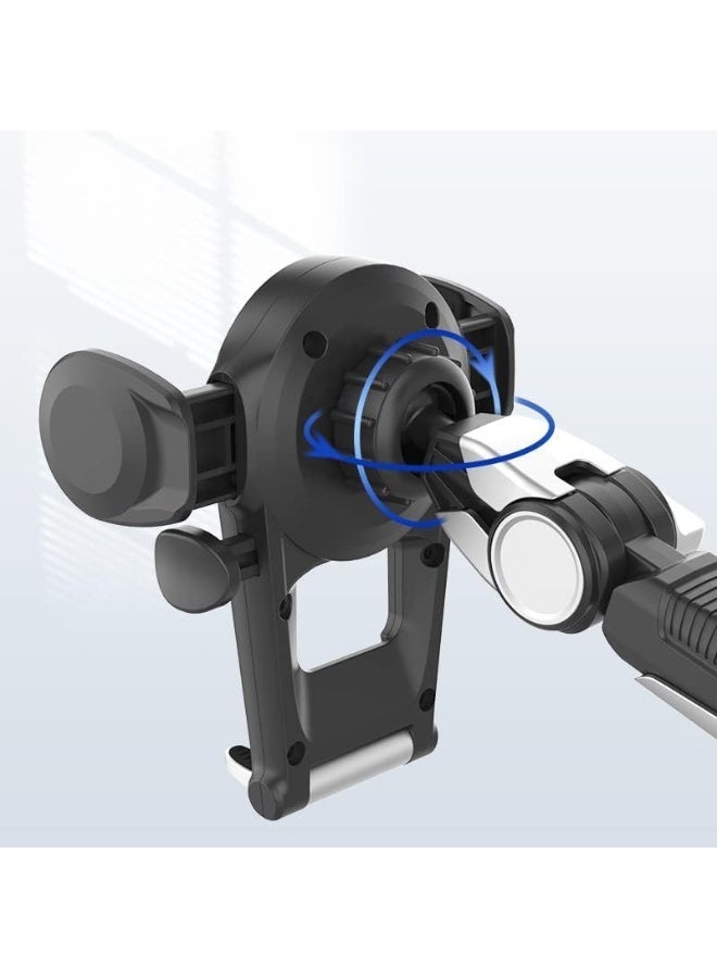 حامل موبايل للسيارة ، شفط فائق ومستقر ، حامل هاتف خليوي عالمي بدون استخدام اليدين للوحة القيادة للسيارة الزجاج الأمامي حامل السيارة لأجهزة iPhone و Samsung وجميع الهواتف الذكية والسيارات - Image 2