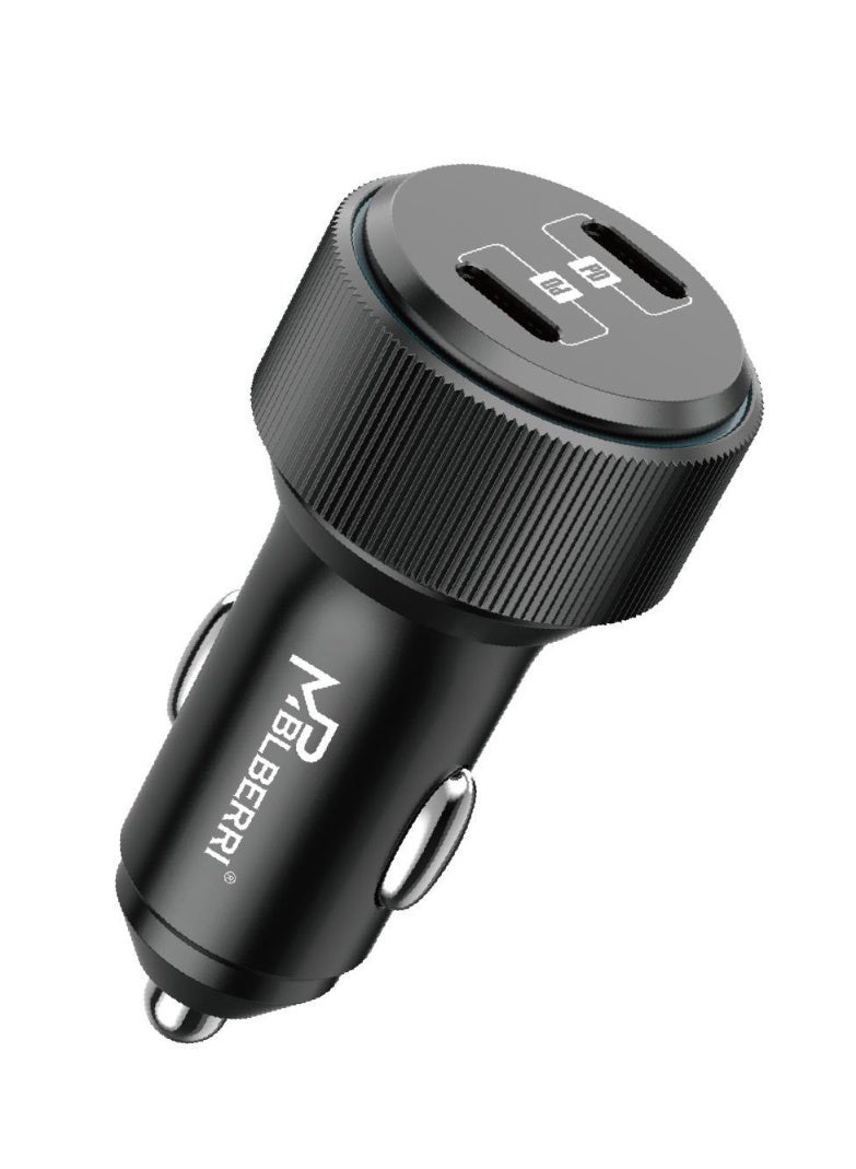 MPBLBERRI Premium Quality PD Car Charger, 66W