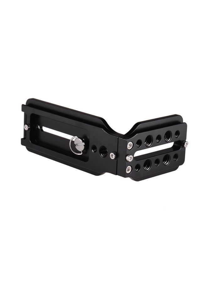 NIBEMINENT L-Shaped Quick Release Plate For Canon/Nikon/Sony/DSLR Camera/Zhiyun Crane 2/3/Moza AIR/Feiyu A2000/AK2000/AK4000 Black  - Image 2