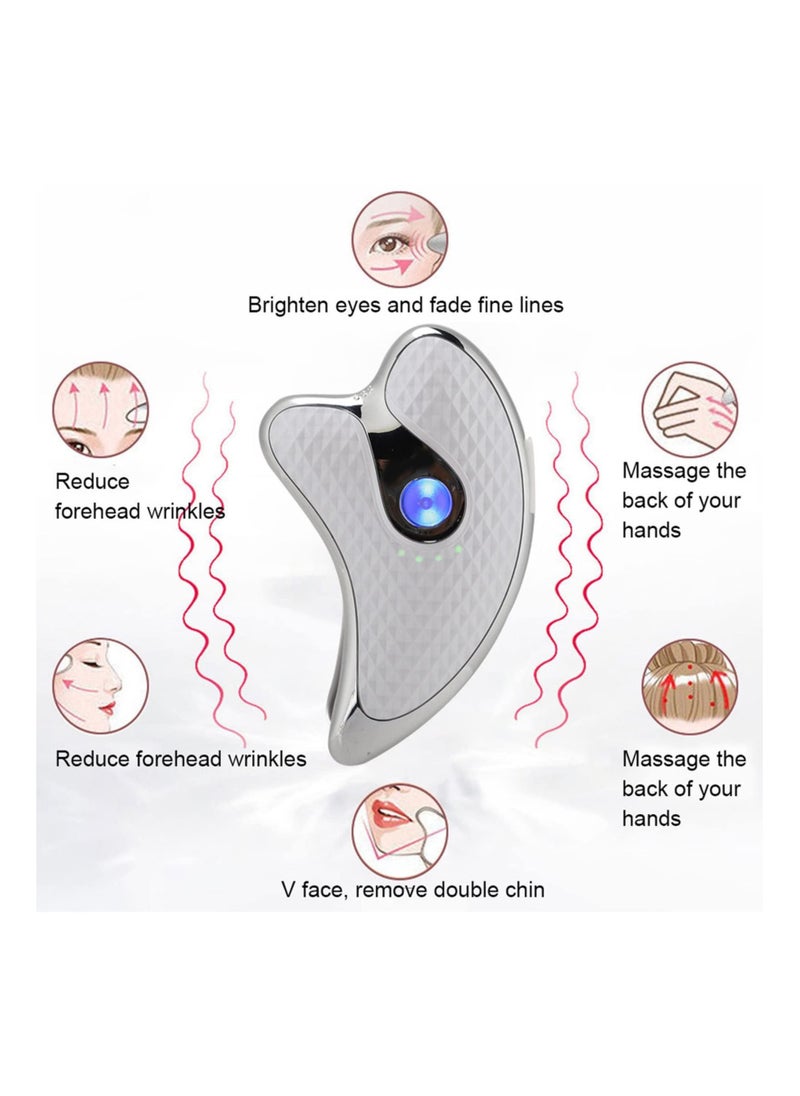KASTWAVE - KASTWAVE Gua Sha Tools Face Scraping Massager, Electric Gua Sha Plate, Facial Scraping Plate, Beauty Scraping Instrument for Face Neck Body - Image 1