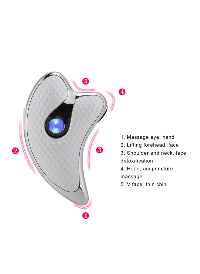 KASTWAVE - KASTWAVE Gua Sha Tools Face Scraping Massager, Electric Gua Sha Plate, Facial Scraping Plate, Beauty Scraping Instrument for Face Neck Body - Image 1