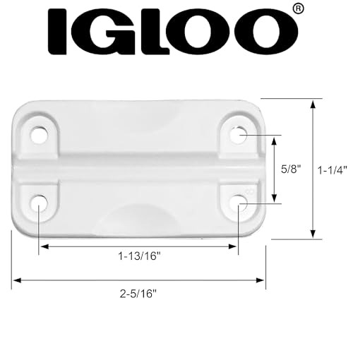 Igloo Cooler Plastic Hinges for Ice Chests (Set of 3) - Made in the USA - Standard Size - Contains UV Inhibitors - Image 2
