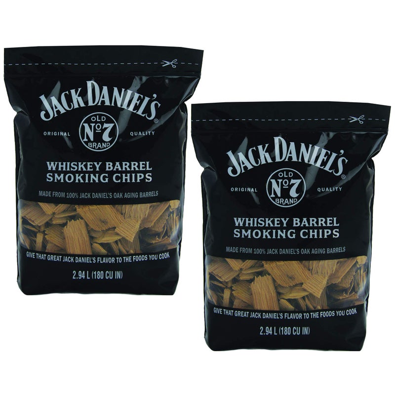 Jack Daniel's Jack Daniels 01749 Wood BBQ Smoking Chips (2 Pack) - Image 1