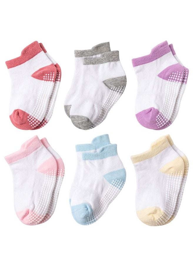 Generic - 6 Pairs Of Soft Cotton Lovely Pattern Socks For Baby Multicolor - Image 1