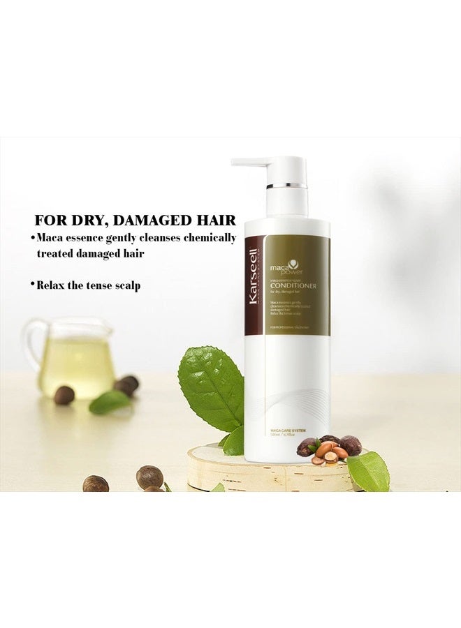 Karseell Conditioner Deep Restores Argan Oil Herbal Essence Hair Treatment Smooth Glossy for Dry and Damaged Hair 500ml 16.9 Oz - Image 3