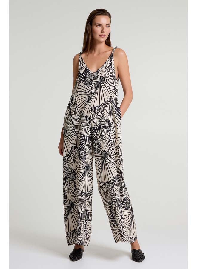 BSB Printed linen jumpsuit - Image 4