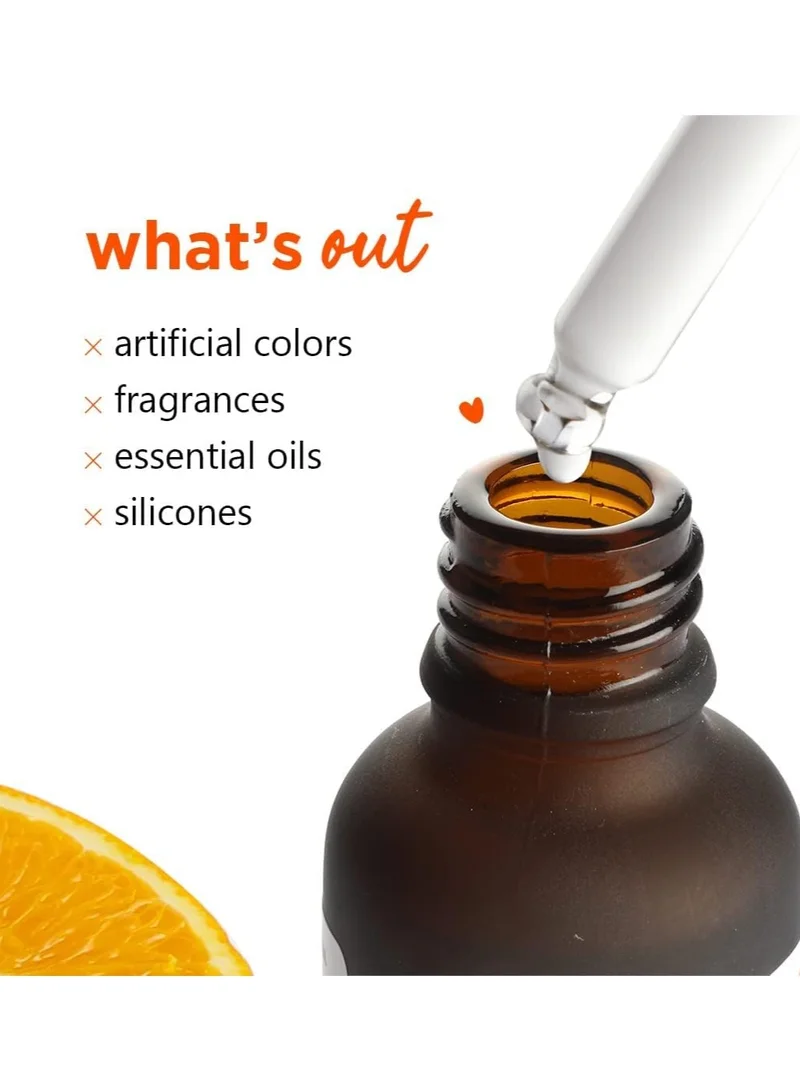 Plum 15% Vitamin C Serum-20ml Plum 15% Vitamin C Serum for Face Glow Boost with Mandarin with Pure Ethyl Ascorbic Acid Japanese Mandarin and Kakadu Plum Fragrance-Free | 20 ml For Men & Women|  | Best Price UAE