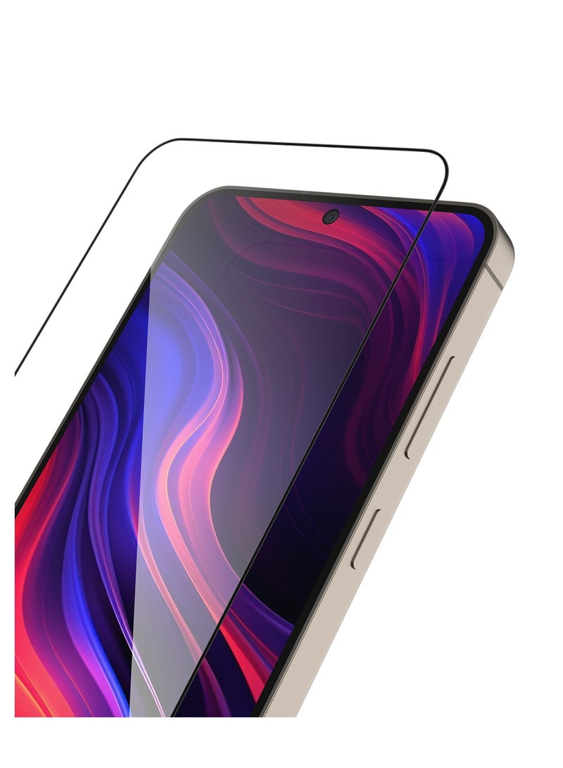 Moxedo Ultra Shield Tempered Glass Screen Protector HD Clear 9H Hardness Full Coverage with Auto-Align Easy Applicator for Samsung Galaxy S24 - Image 1