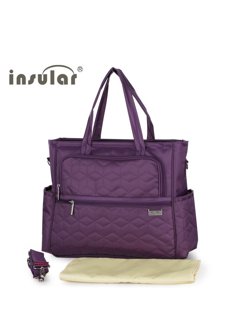 insular Multi-Function Tote Diaper Bag Set - Image 1