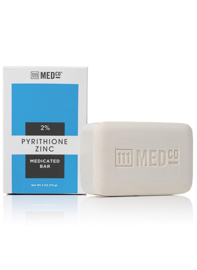 111MedCo - 111MedCo 2% PYRITHIONE ZINC Medicated 4oz. Skin Cleansing Soap Bar - Image 1