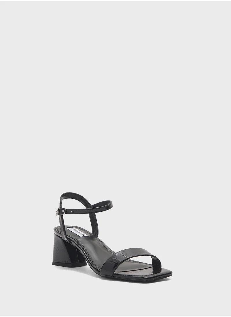 STEVE MADDEN Birdiee Ankle Strap Mid Heel Sandals