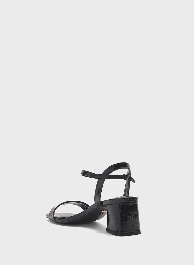 STEVE MADDEN Birdiee Ankle Strap Mid Heel Sandals  - Image 3