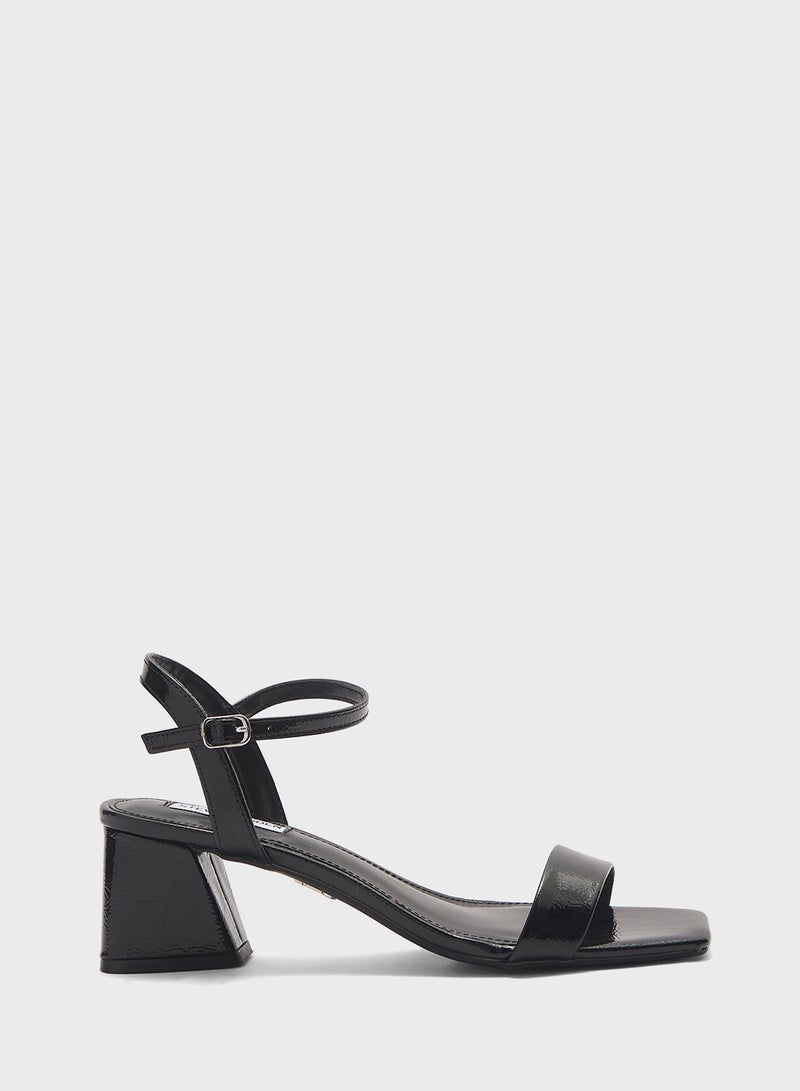 STEVE MADDEN Birdiee Ankle Strap Mid Heel Sandals  - Image 1