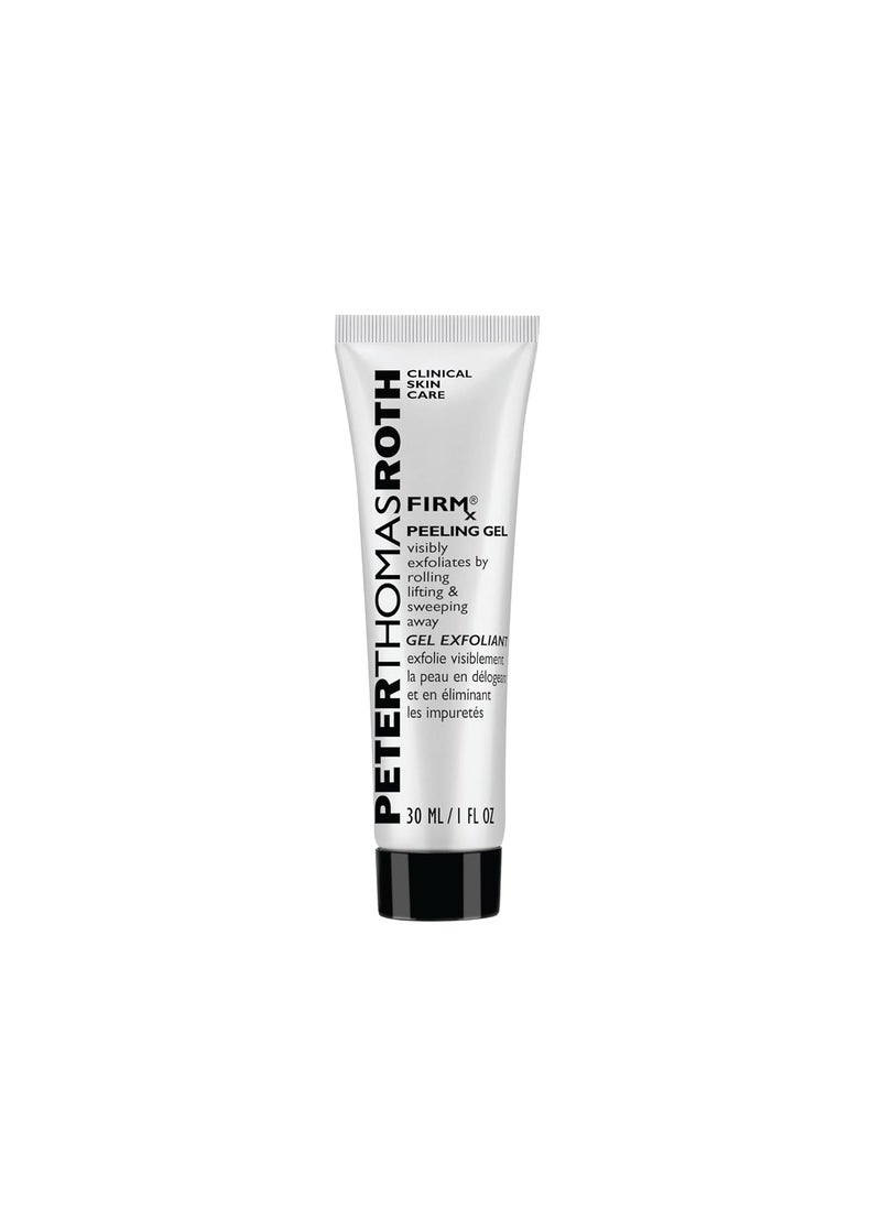 PETER THOMAS ROTH Peter Thomas Roth | FIRMx Peeling Gel, Travel Size | Exfoliant for Dry and Flaky Skin, Enzymes and Cellulose Help Remove Impurities and Unclog Pores, 1 fl. oz. 