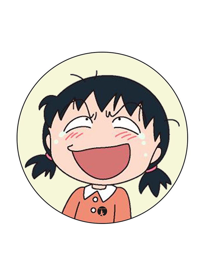 RKN Anime Chibi Maruko Chan Printed Pin Multicolour - Image 2