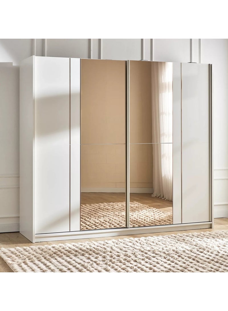 ملاذ هاوس خزانة ملابس منزلقة - MZWD003 - 60 طول × 200 ارتفاع × 220 عرض - Image 1