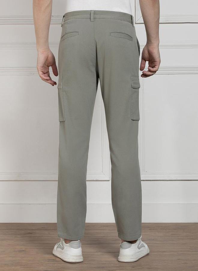 دينيس لينغو بنطال كارجو بنسيج قابل للتمدد وتفاصيل سحَّاب غلق - Image 2