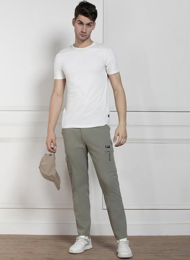 دينيس لينغو بنطال كارجو بنسيج قابل للتمدد وتفاصيل سحَّاب غلق - Image 4