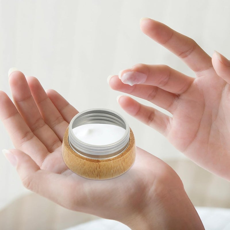 Portable Wear-resistant Lip Balm Tin Screw Container Reusable Household Cream Case Compact Cosmetic Storage for Makeup Lotions Ointments and Lip Care Lightweight Aluminum Jar for - Image 2