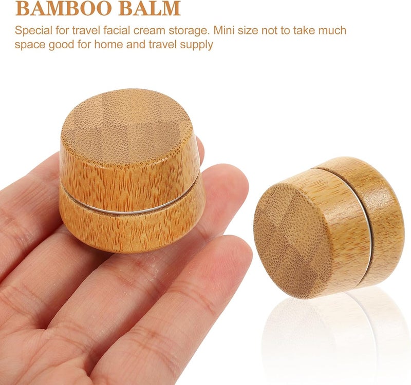Portable Wear-resistant Lip Balm Tin Screw Container Reusable Household Cream Case Compact Cosmetic Storage for Makeup Lotions Ointments and Lip Care Lightweight Aluminum Jar for - Image 5