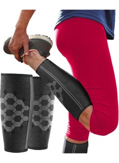 Sparthos Sparthos Calf Compression Sleeves (Pair) – Immediate Shin Splint & Calf Pain Relief – Leg Socks for Men and Women  - Image 1