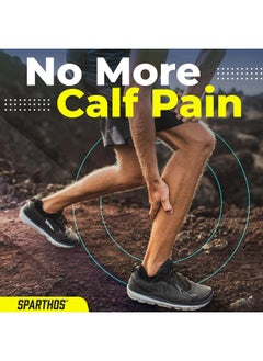 Sparthos Sparthos Calf Compression Sleeves (Pair) – Immediate Shin Splint & Calf Pain Relief – Leg Socks for Men and Women  - Image 3