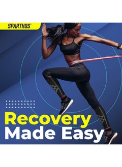 Sparthos Sparthos Calf Compression Sleeves (Pair) – Immediate Shin Splint & Calf Pain Relief – Leg Socks for Men and Women  - Image 4