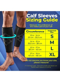 Sparthos Sparthos Calf Compression Sleeves (Pair) – Immediate Shin Splint & Calf Pain Relief – Leg Socks for Men and Women  - Image 5
