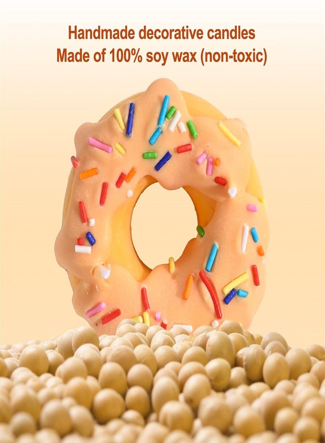 HouseAid Decorative Scented Donut Candle, Handmade Stylish Candle for Gift, 100% Soy Wax, Colorful - Image 5
