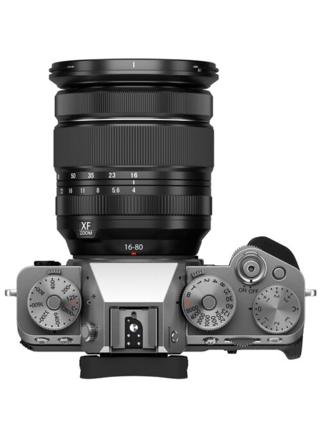 فوجي فيلم FUJIFILM X-T5 Mirrorless Camera with 16-80mm f/4 Lens (Silver) - Image 3