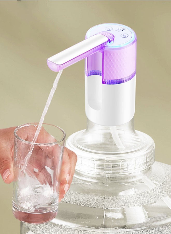 USB-C rechargeable portable foldable water pump for home use, suitable for 2-5 gallon or 5L/6L/10L bottled water and water barrels, ideal for home, kitchen, living room, office, camping, travel, and other scenarios. - Image 2