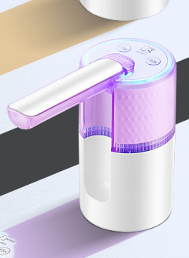 USB-C rechargeable portable foldable water pump for home use, suitable for 2-5 gallon or 5L/6L/10L bottled water and water barrels, ideal for home, kitchen, living room, office, camping, travel, and other scenarios. - Image 1