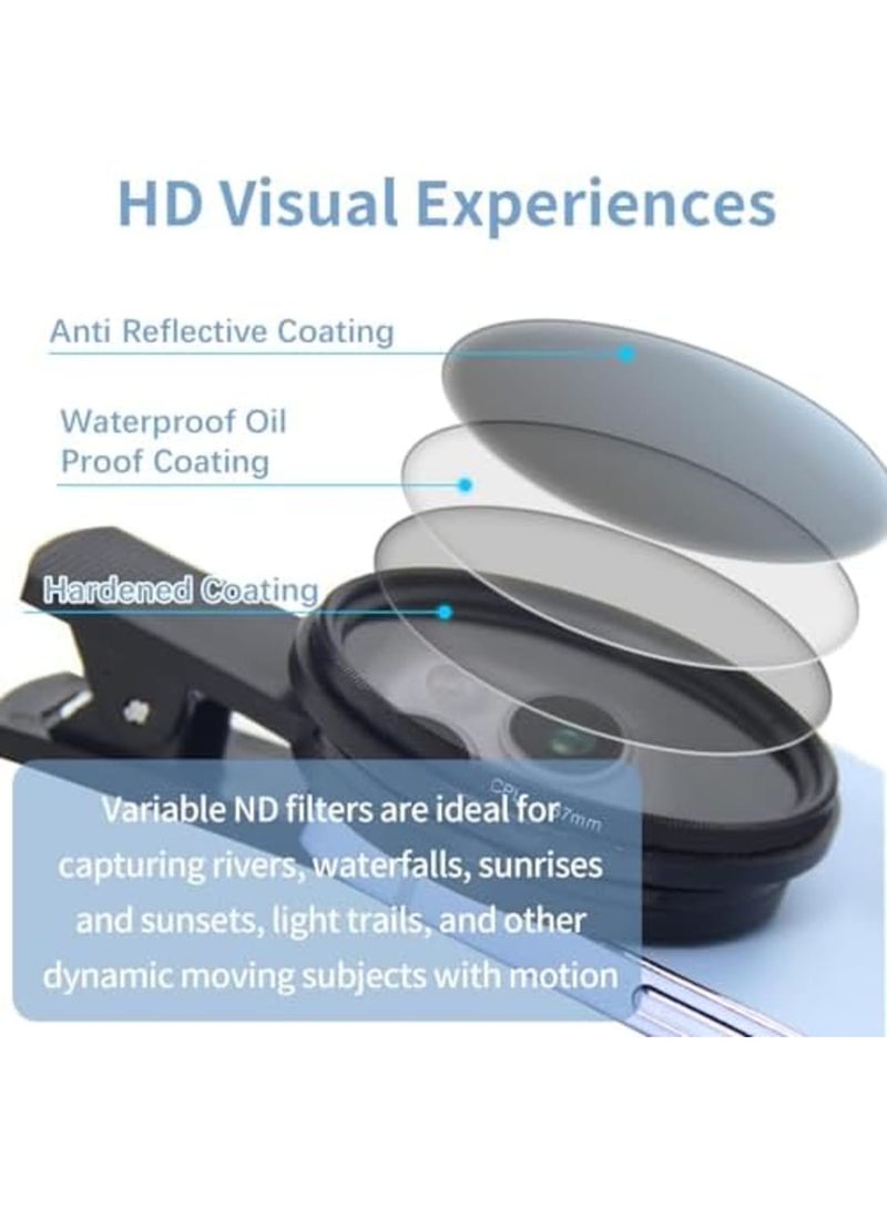 Barakah 67MM CPL Filter for Smartphones, Universal Clip-On Polarized Lens with Protective Cover and Storage Box, Compatible with iPhone 16 Pro Max 15 14 13, Enhances Photo Quality by Reducing Glare - Image 2