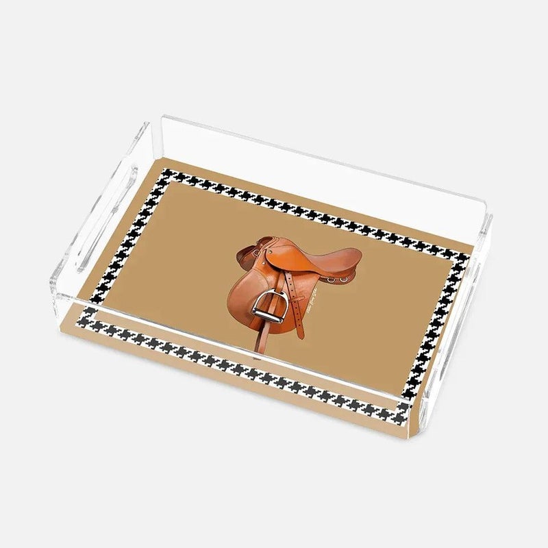 Equestrian Camel 25X17 Acrylic Tray