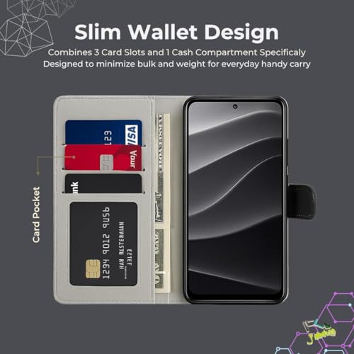 FabeKee Flip Back Cover Case for Vivo Y400 Pro 5G | Card Pockets Wallet & Stand | Flip Cover | Inbuilt Stand & Pockets | Wallet Style Flip Cover (Blue) - Image 4