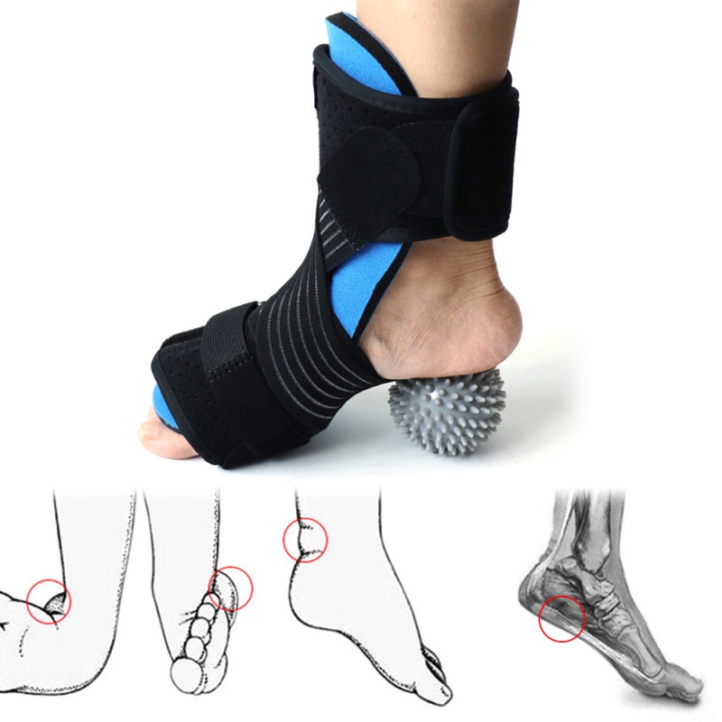 Plantar Fasciitis Splint: Adjustable Adhesive Strap, Breathable Soft Foam - Orthopedic Sleep Support for Night Foot Pain Relief, Adult Left Or Right Foot - Image 4